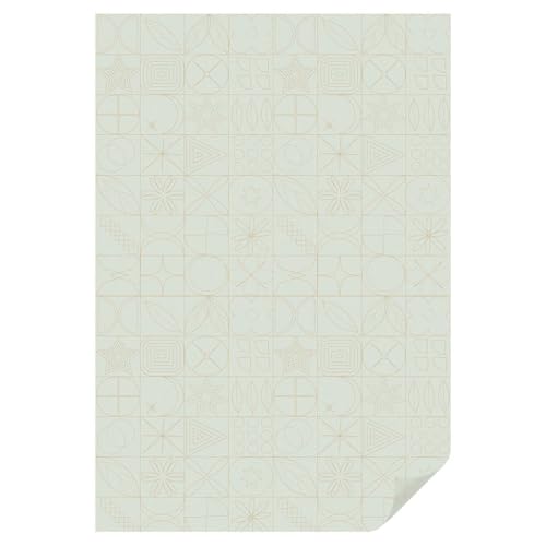 Film adhésif décoratif vitrail mosaïque géométrique 100x146 cm - 2