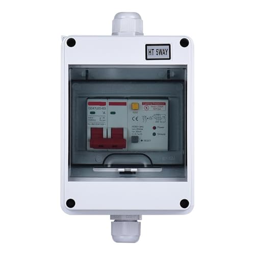 Boîte de distribution étanche IP65 idéale pour sécuriser l'électricité du jardin