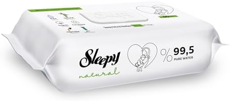 Sleepy Natural Yenidoğan Islak Bebek Bakım Havlusu 6x90 (540 Yaprak) - Görsel 1