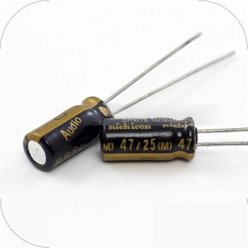 Condensateur électrolytique audio Fever réduisant le bruit pour amplificateur 25V 47uF
