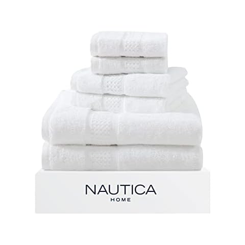 Nautica 6 Piece Absorbent Towel Set Cover