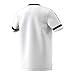 adidas Boy's Youth Youth Tennis Boys Club 3 Stripes Tee, White, Medium