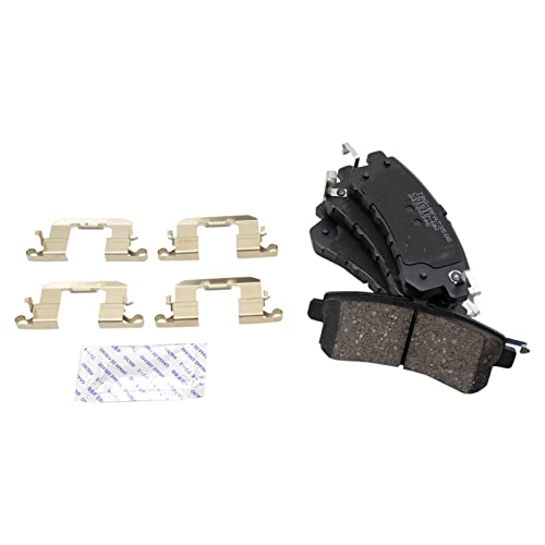 Image of TRQ Rear Brake Pad and Rotor Set Ceramic Solid Rotors Compatible with 2017-2019 Nissan Armada