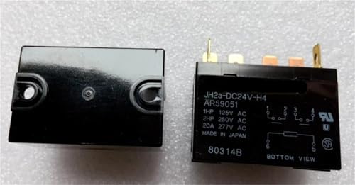 Relais JH2A-DC24V-H4 à broches DIP6 | Module compact 24VDC haute isolation - 3