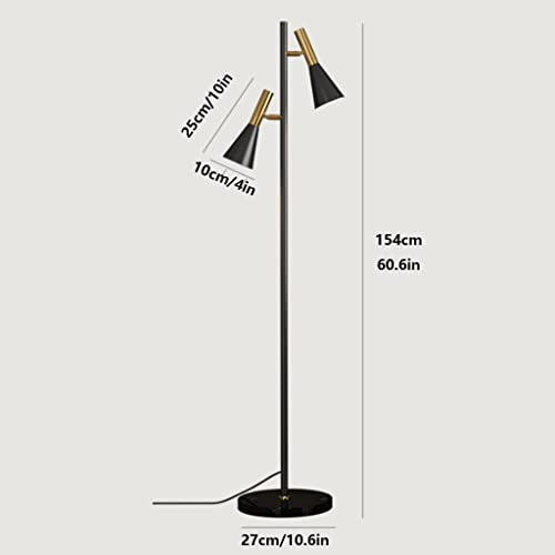 Lámpara vertical para sala de estar acogedora 7