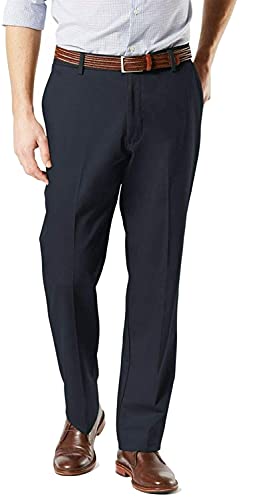 Dockers Big & Tall Classic Fit Signature Khaki Lux Cotton Stretch Pants Dockers Navy 60 32