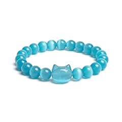 Marine Blue-Bead Cat Face