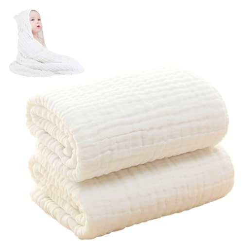 Toalla de bebé de algodón suave de 41 x 41 cm pack de 2 unidades para baño de recién nacidos 8