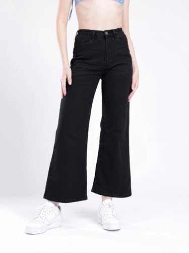Image of Women's High Waist Denim Jeans | Straight, Relaxed, Wide Leg & Baggy Fit | High Rise Loose Oversized Denim Pants for Women | Comfortable Casual Everyday Wear | Oversized Woman baggys