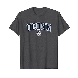 Connecticut Huskies Arch Over Dark Heather T-Shirt