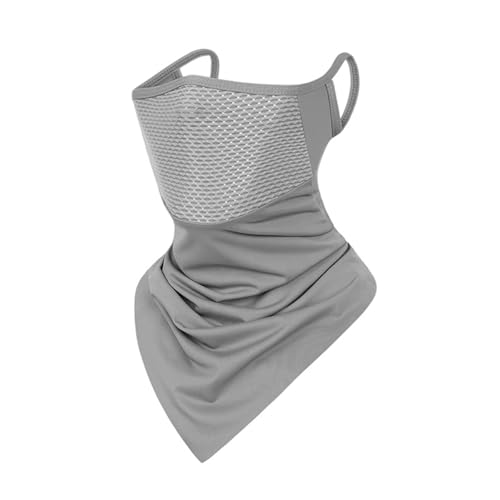 Cycling Face Men Thin Shiesty Hood Head for Women Fishing Black (Grey, A)