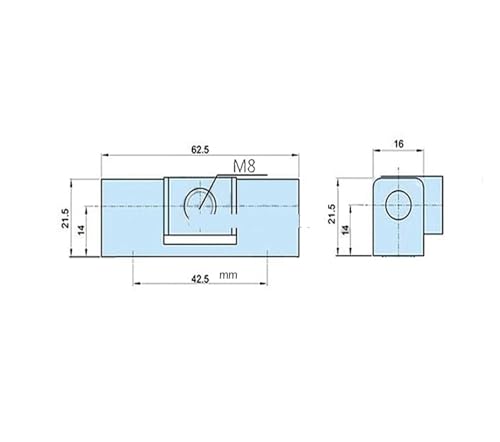 Charnière porte armoire industrielle robuste pour boîtier électrique - 3