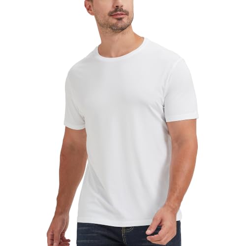 Image of netdraw Men's Ultra Soft Bamboo Viscose Cotton T-Shirt S-3XL