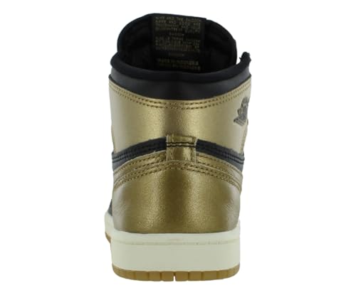 Jordan Little Kid's 1 Retro High OG 'Black/Metallic Gold-Sail' (FD1412 071)3
