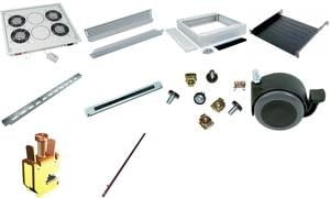 Triton 19 Free standing cabinet fan, RAC-CH-X04-X3 (Free standing cabinet fan unit, 4 fans, Grey)