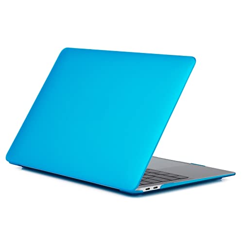 Image of Case Compatible with MacBook Air 13 inch A1466 & A1369 Older Version 2010-2017 Release Plastic Hard Shell Cover Case, Matte Light Blue