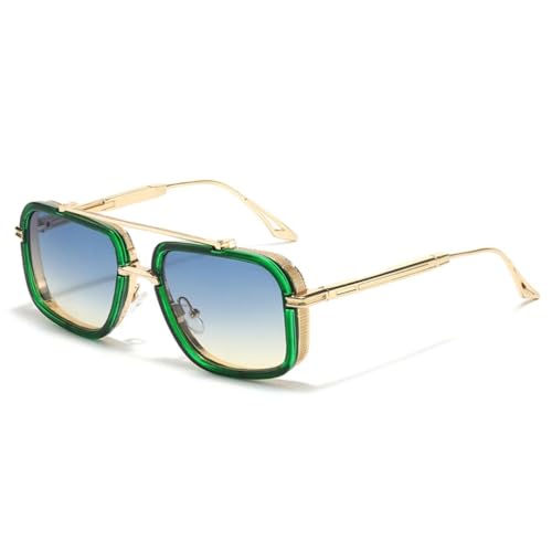 Lunettes de soleil rétro de luxe MUTYNE style punk chic avec verres dégradés et protection UV400