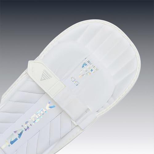 Image of VERSANT OG Moulded Cricket Batting Legguard for Mens (Light Weight) (White, Youth)