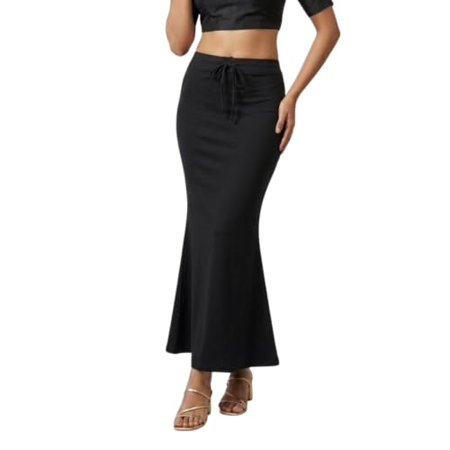 Image of Women's Saree Shapewear - Slim Fit Stretchable Petticoat for Sarees | Comfortable Waistband | Body Shaping Underskirt