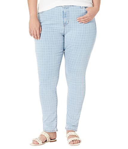 Levi's Women's Plus-Size 721 High Rise Skinny Jeans, Lapis Spree - Light Indigo, (US 22) 38 Regular - image 1