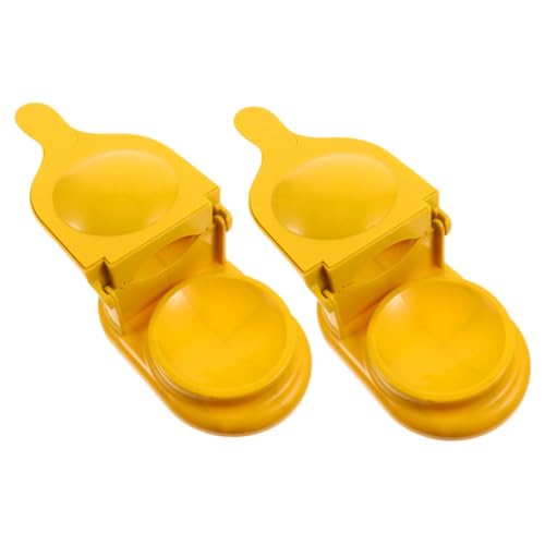 HAKIDZEL Handheld Dumpling Maker 2 Piece Set Easy to Use Clean Versatile Dough Pressing Tool for Kitchen Family Gifting