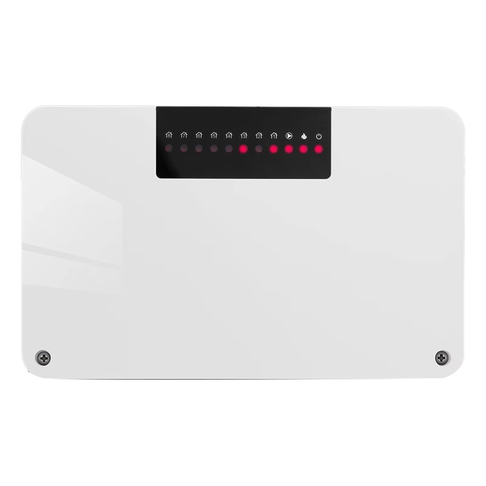 Beok Zone Heating 8-Channel Wireless Hub Central Heating System Smart Thermostat for Gas Boiler Water Floor Actuator