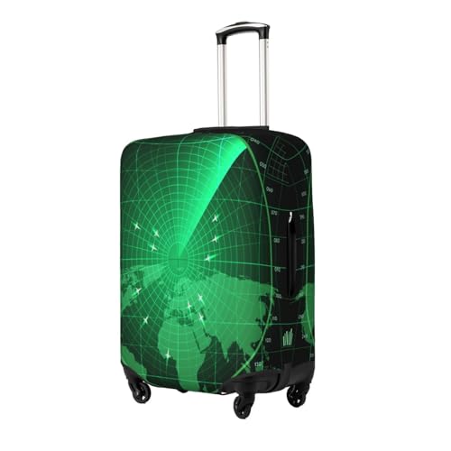 Radar Screen Luggage Cover for Suitcase, Suitcase Cover Protector Fit 25-28 Inch Luggage Travel Accessories, L2