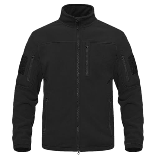 Chaqueta Hombre Invierno Softshell Hombre Larga Beisbol Softshell Deportiva Chaquetas Casual Nieve Impermeable Ligera Ropa 2#noir L