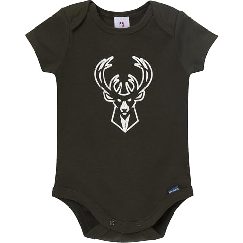 Image of Gerber Baby NBA Boys & Girls 2-Pack Short Sleeve Onesie Bodysuits