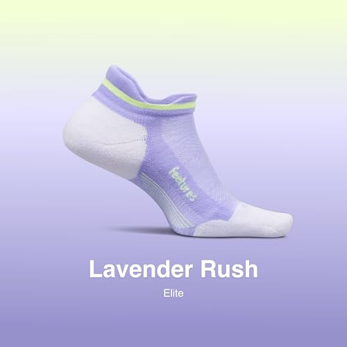 Image of Feetures Elite Max Cushion No Show Tab - Running Socks for Men & Women, Athletic Compression Socks, Moisture Wicking