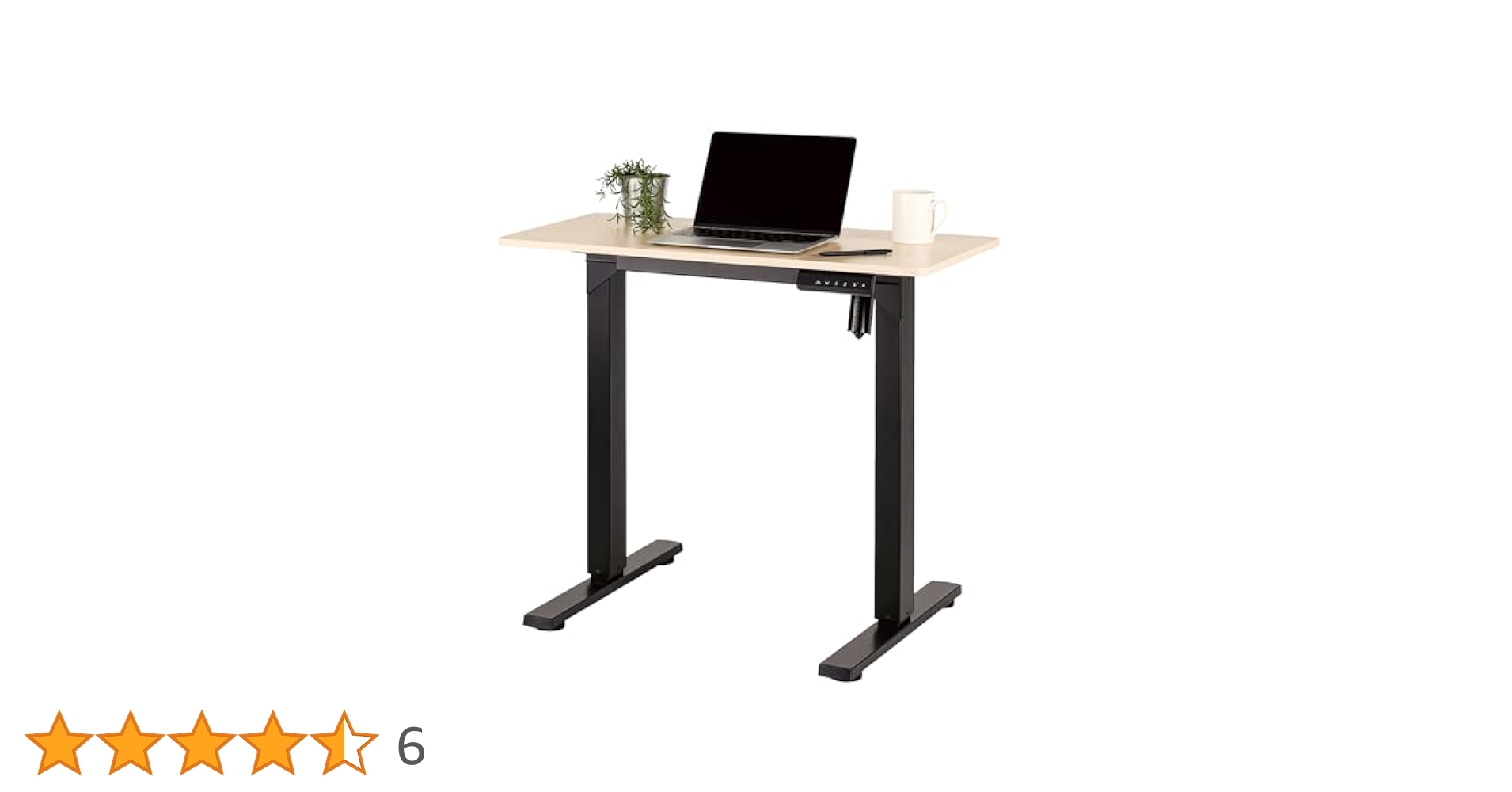 Amazon | 昇降デスク 電動 85cm 幅 黒 EDK8545BK 日本メーカー
