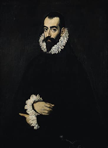 Impression d'art El Greco portrait de Benavente pour décorer un salon élégant 60x90