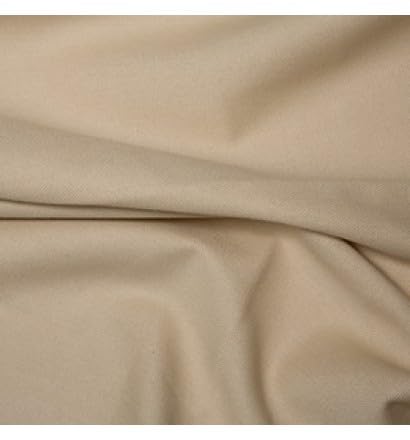 EU Fabrics Cotton Canvas Fabric | Upholstery Material by The Metre UK | 100% Cotton Fabric for Outdoor Projects | Ideal for Home Decor, Art and Crafts (Cream, 1 Metre x 150cm)