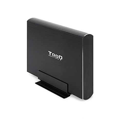 TooQ TQE-3531B - Carcasa para Discos Duros HDD de 3.5", (SATA I/II/III, USB 3.0), Aluminio, indicador LED, Color Negro