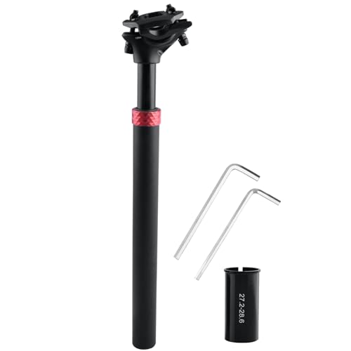 Azarxis Tige de Selle 350 mm pour BMX VTT, 28,6 mm