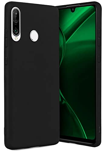 Coque fine Huawei P30 Lite design ultra léger protection noir mat