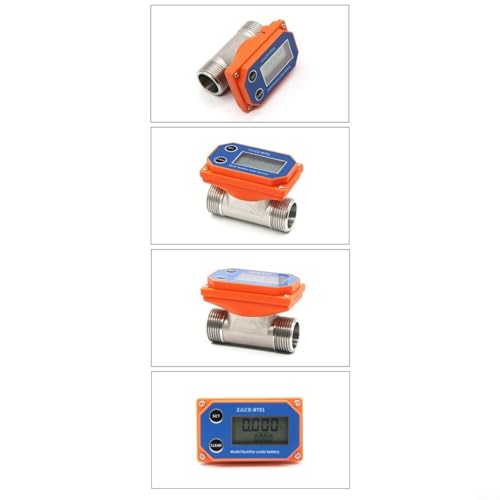 Débitmètre DN25 LCD numérique HpLive compteur de débit liquide en acier inoxydable - 7