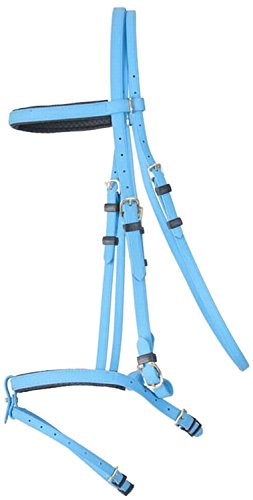 TdeT Biotack Bridas para caballo, azul celeste, CHEVAL