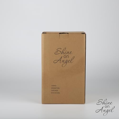 ShineOnAngel Good Shepherd Statue Jesus Holding Lamb 9.5inch Religious Modern Home Decor Figurine Indoor Tabletop Religious Gift