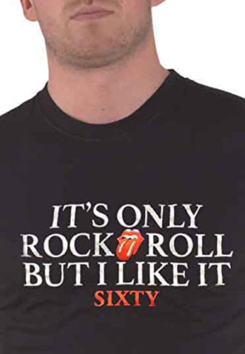The Rolling Stones T Shirt Sixty Its Only Rock N Roll Foiled Officiel Unisex Size S - Les Beatles, Paul McCartney, John Lennon, RIngo Starr, George Harrison The Rolling Stones T Shirt Sixty Its Only Rock N Roll Foiled Officiel Unisex Size S – Image 4