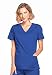 Cherokee Women's Workwear Scrubs Core Stretch Mock-Wrap Top (X-Large), Galaxy Blue