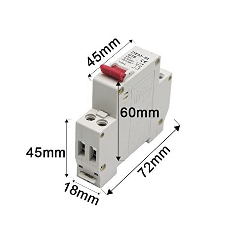 Disjoncteur MCB DZ30-32 10A interrupteur air miniature rail