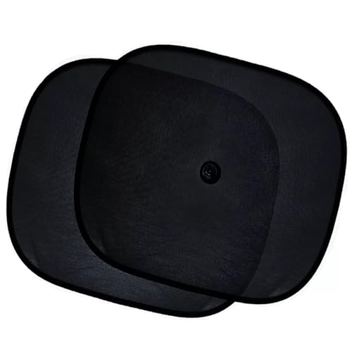 Image of Car Side Windows Universal Fit for Car Sun Shade (Black) (Pack of 2)