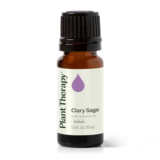 Plant Therapy Clary Sage Essential Oil 100% Pure, Undiluted, Natural Aromatherapy, Therapeutic Grade 10 mL (1/3 oz)