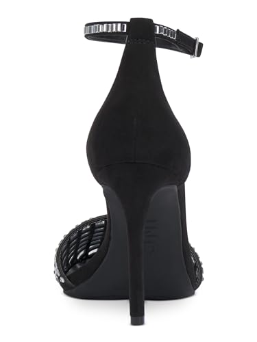 INC Womens Jaspen Rhinestone Embellished Heels Black 8 Medium (B,M)3