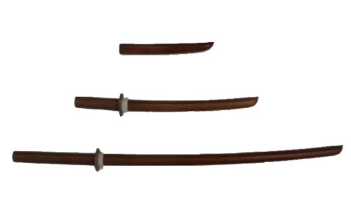 Kobudo-Set Holz Bokken - Shoto - Tanto, Roteiche. Kobudoset