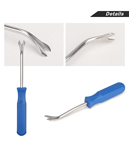 Erisin Outil de retrait de garniture de panneau de voiture pour décoration intérieure, rivets et garnitures de garniture, clip d'arrache-clou – Image 6