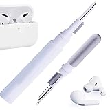[Diseño Cabezal Doble Separado]: Limpiador de auriculares doble oculto separado para satisfacer una variedad de necesidades de limpieza. Cabezal de limpieza multifunción, compuesto por 3 piezas, esponja flocada, cepillo de alta densidad, punta de metal.