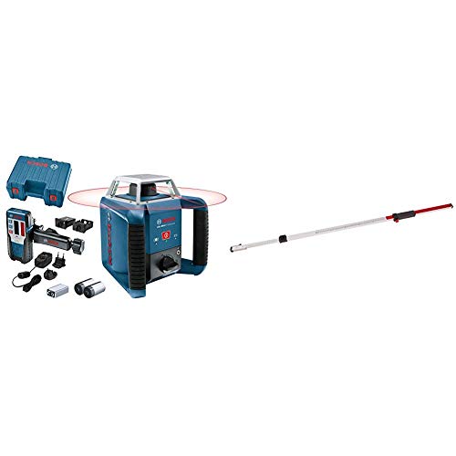 Bosch Professional GRL 400 + LR 1 - Nivel láser giratorio (batería de NiMH, alcance Ø...