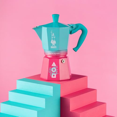 Image of Bialetti Moka Express Squid Game: Iconic Stovetop Espresso Maker, Moka Pot, Italian Coffee Maker, 6 Espresso Shots (9 oz - 270 ml), Aluminum